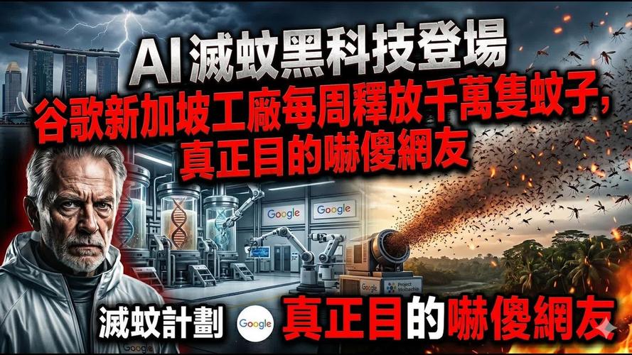 滅蚊黑科技震撼登場(chǎng) 谷歌新加坡工廠每周釋放千萬(wàn)只蚊子，真正目的細(xì)思極恐與其背后的驅(qū)蚊器材制造革命